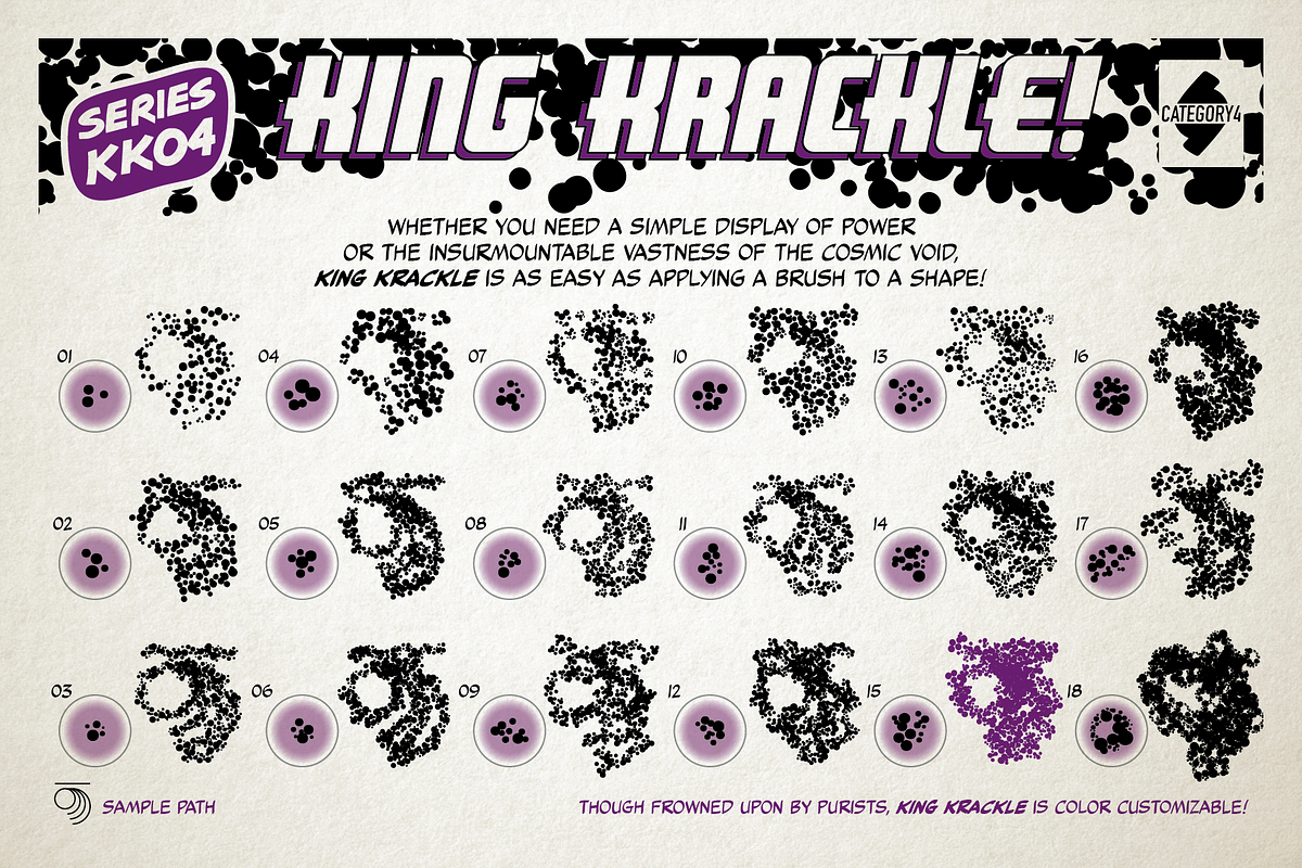 The Curse of King Krackle! [KK04], a Brush Add-On by category4 (Photo 2 of 5)