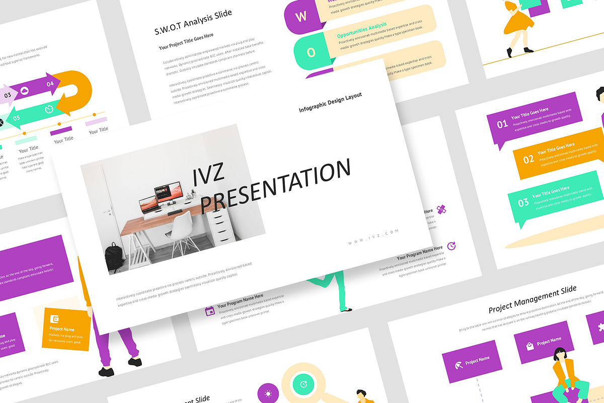 Ivz : Data Infographic Powerpoint, a Presentation Template by Punkl Camp (Photo 1 of 16)