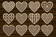 Wooden Heart Coaster SVG Collection, an Object Graphic by Libby Wishes (Thumbnail 2 of 3)