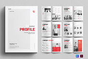 Company Profile Brochure Template, a Brochure Template by E-Type (Thumbnail 1 of 13)