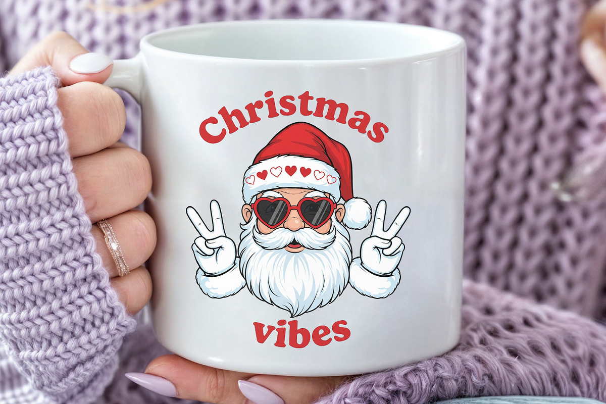 Christmas Vibes Png, an Illustration by Black Bird Studio (Photo 3 of 4)