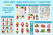 Dwarf games and activities for kids, an Education Illustration by Lexi Claus (Thumbnail 8 of 14)