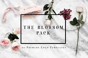 THE BLOSSOM LOGO PACK, a Branding & Logo Template by IsikChic (Thumbnail 1 of 10)