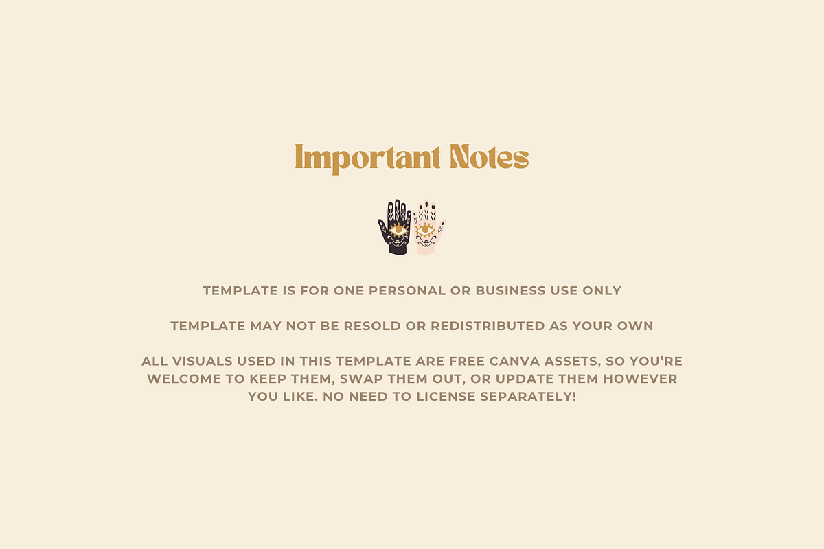 The Ritual - Spiritual Canva Website preview 5