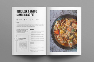 Recipe Book Creator Template Design