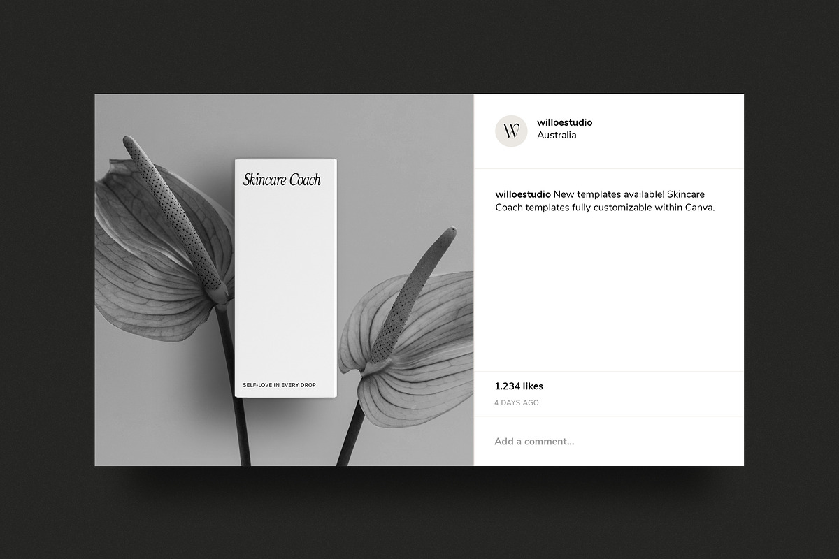 Skincare Coach Templates - Canva, a Social Media Template by Willoe Studio (Photo 3 of 11)