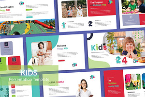 Kids Keynote & Google Slide, a Presentation Template by yanindesign