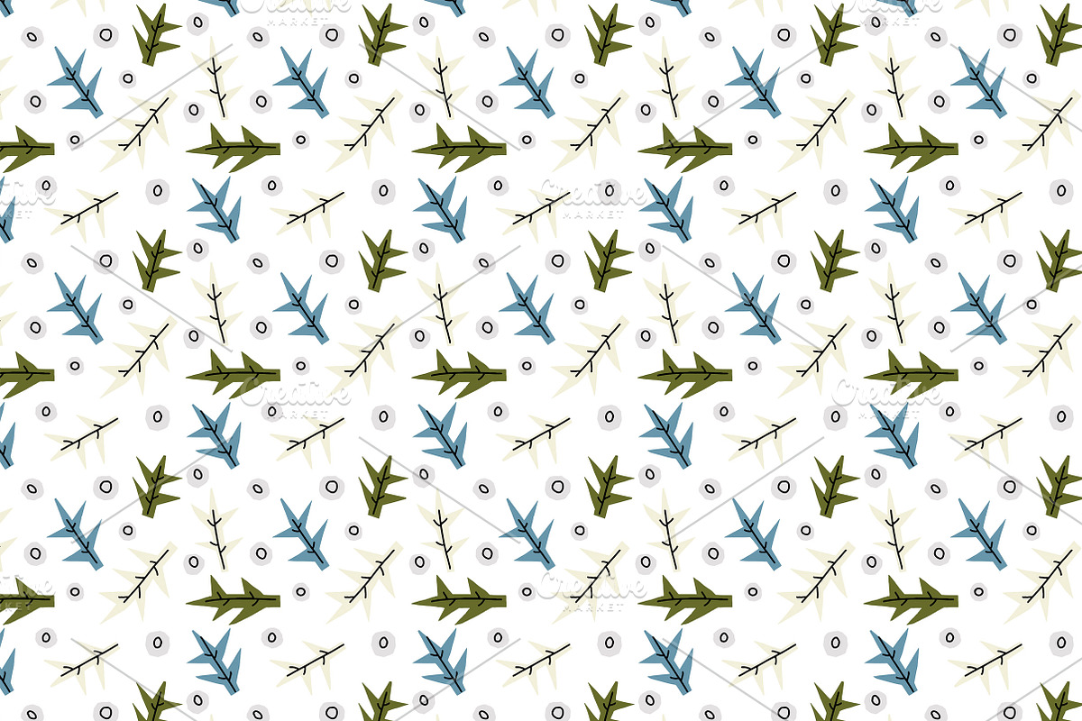 Set of papercut patterns, a Pattern Graphic by Lyolya Profitrolya (Photo 4 of 6)