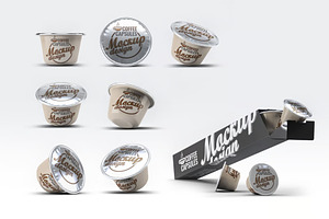 Coffee Capsules Mockup, an Advertising Mockup by Hubzway
