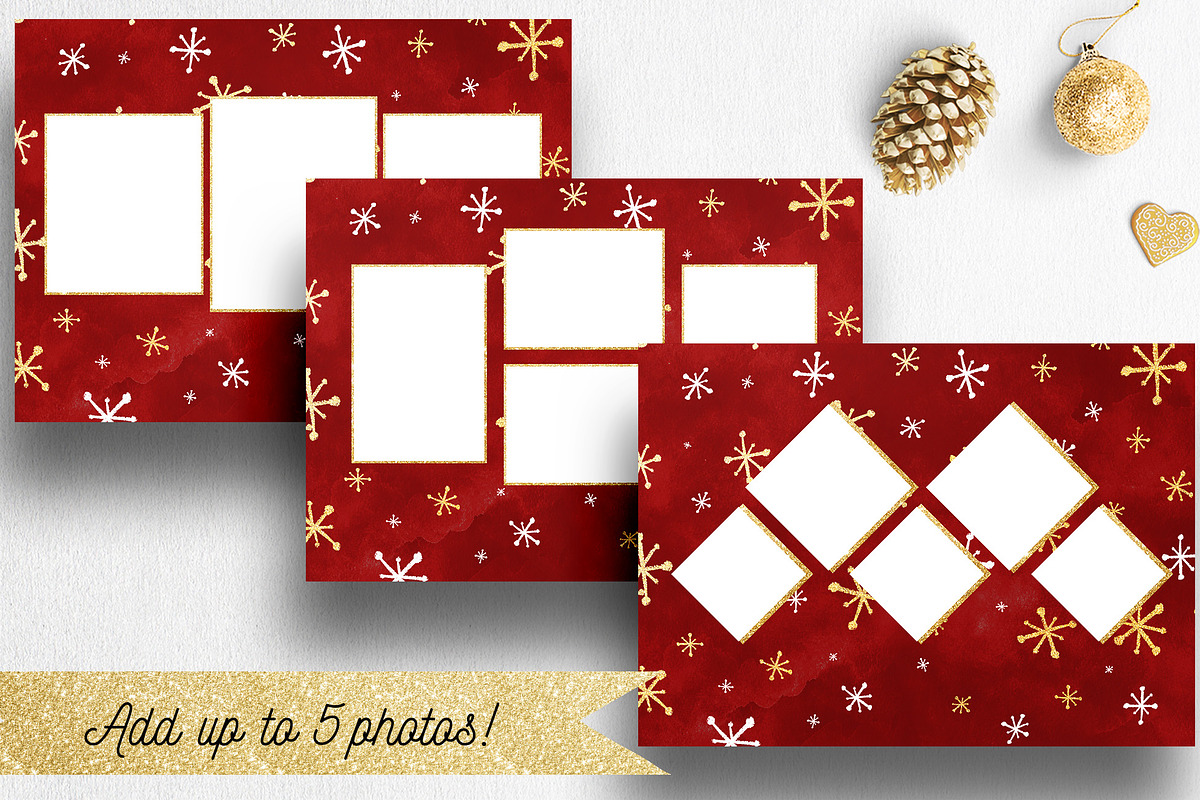 Photo Christmas Card Template | 008, a Card Template by Nifty Template Studio (Photo 5 of 13)