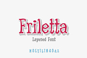 Friletta, a Handwritten Font by Sentavio (Thumbnail 1 of 9)