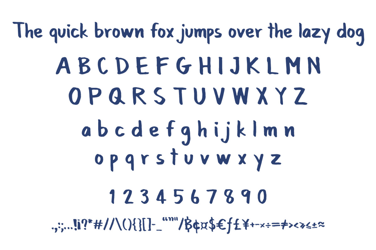 Tidy Brush Script Typeface preview 7