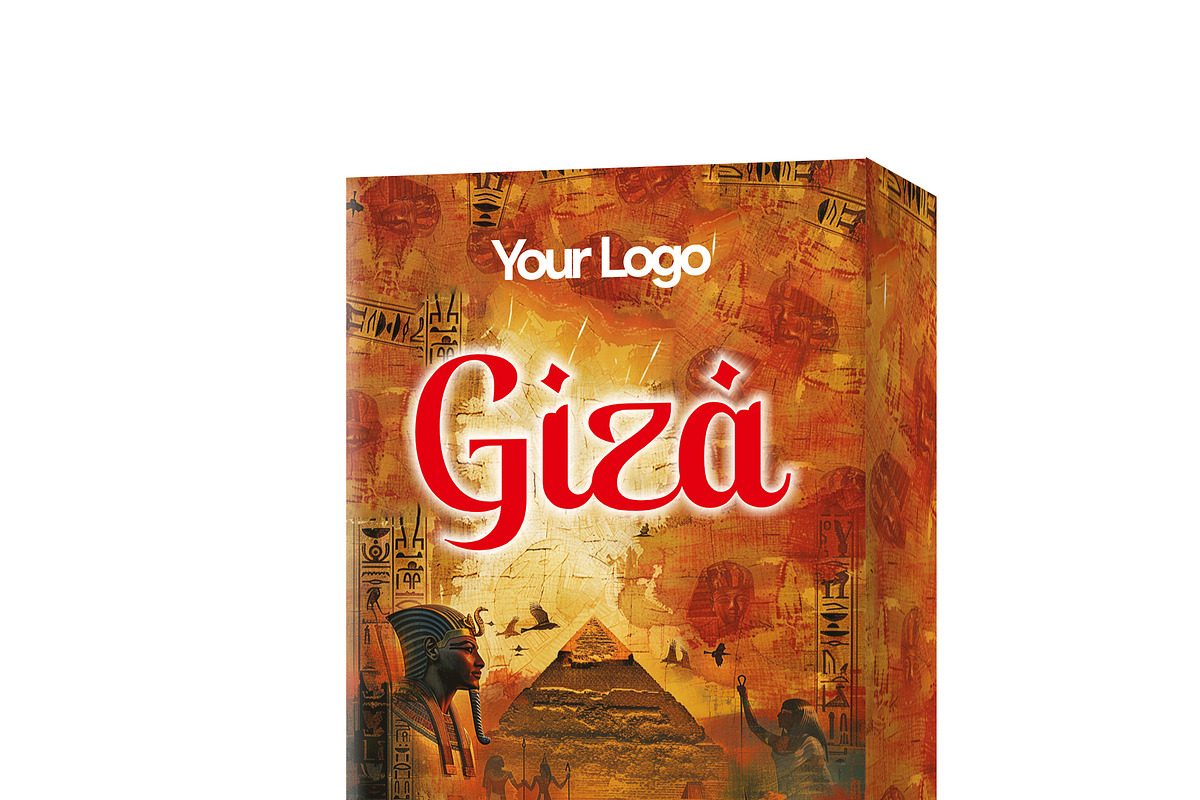 Giza Ready Packaging Box Design CDR, a Stationery Template by Crop Marks Mockups Design
