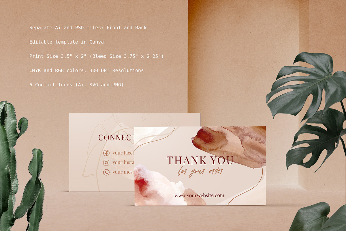 Thank You Business Card Template, a Business Card Template by ARg Design (Photo 2 of 5)