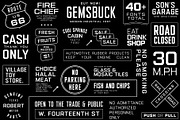 Gemsbuck Modern Vintage Font Family, a Sans Serif Font by Andika Fez (Thumbnail 6 of 13)