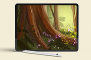 SUMMER Environment Procreate brushes, a Brush Add-On by Spark Studio Brushes (Thumbnail 5 of 8)