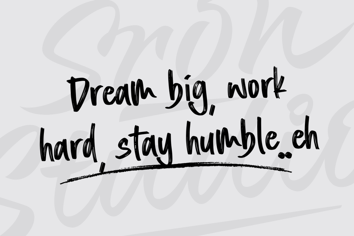 Ramidots - Handbrush Font, a Script Font by Sronstudio (Photo 2 of 14)