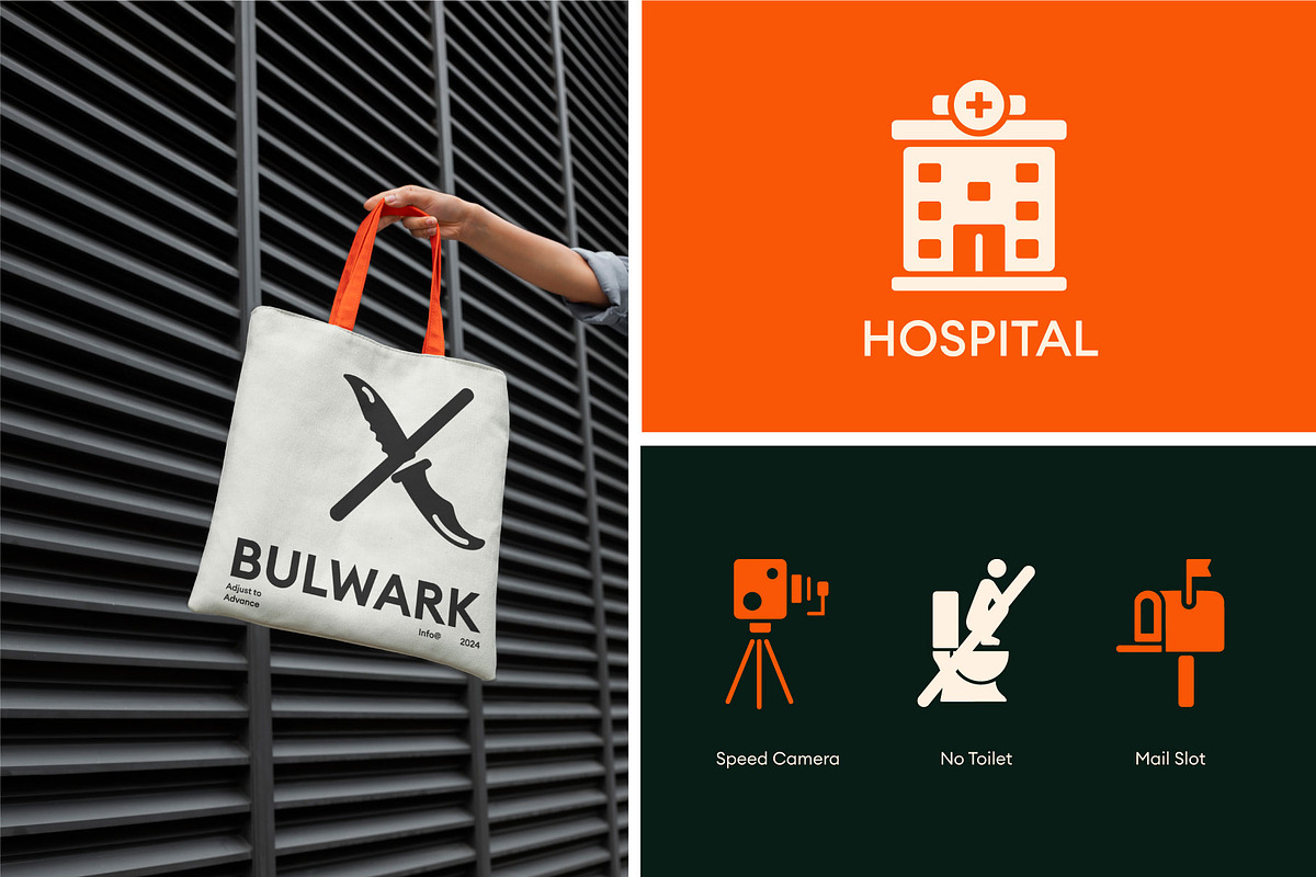 Public Signage Icons, a Solid Icon by Prosymbols (Photo 4 of 6)