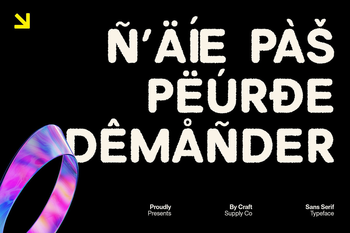 Radeil Rounded Rough, a Sans Serif Font by Craft Supply Co. (Photo 5 of 8)
