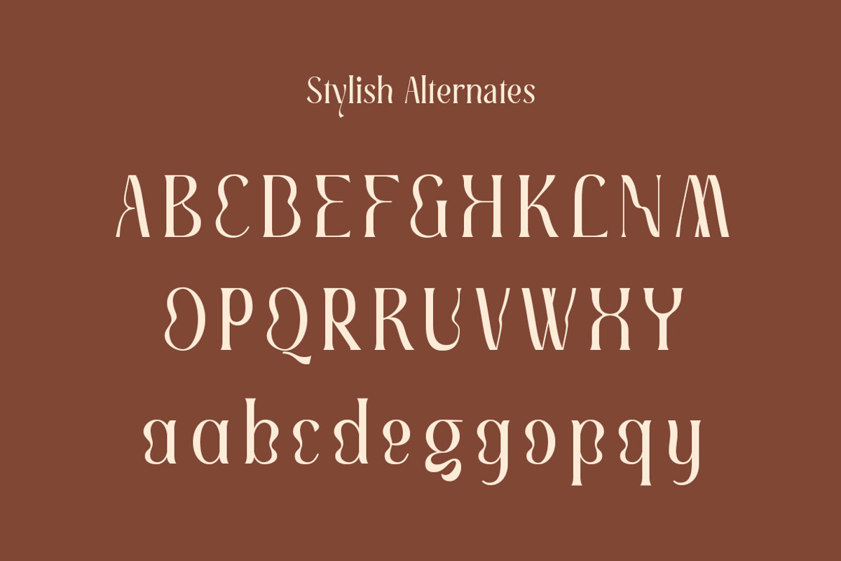 Waverey – Luxury Serif Display Font, a Serif Font by MERCI STUDIO (Photo 8 of 8)