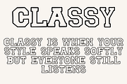 Blocksmith Outline, a Serif Font by Dm Studio (Thumbnail 3 of 10)