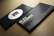 Minimal Black Business Card, a Business Card Template by Marvel (Thumbnail 4 of 6)