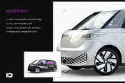 Delivery Van Mockup Set , an Advertising Mockup by ForgeDesign (Thumbnail 2 of 7)