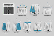 Mockups Shorts with Compression Line, a Shirt Mockup by Grow Design Craft Studio (Thumbnail 3 of 9)