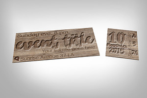 Wooden Multipurpose Ticket