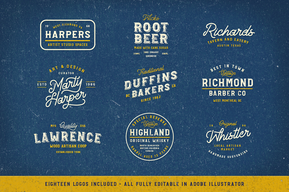Explorers Logo & Font Collection preview 2