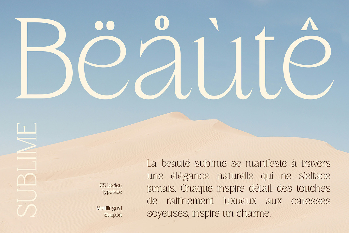 CS Lucien – Elegant Font, a Serif Font by Craft Supply Co. (Photo 6 of 8)