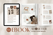 eBook PDF Templates Canva Shadow, a Magazine Template by Keikoya (Thumbnail 1 of 18)