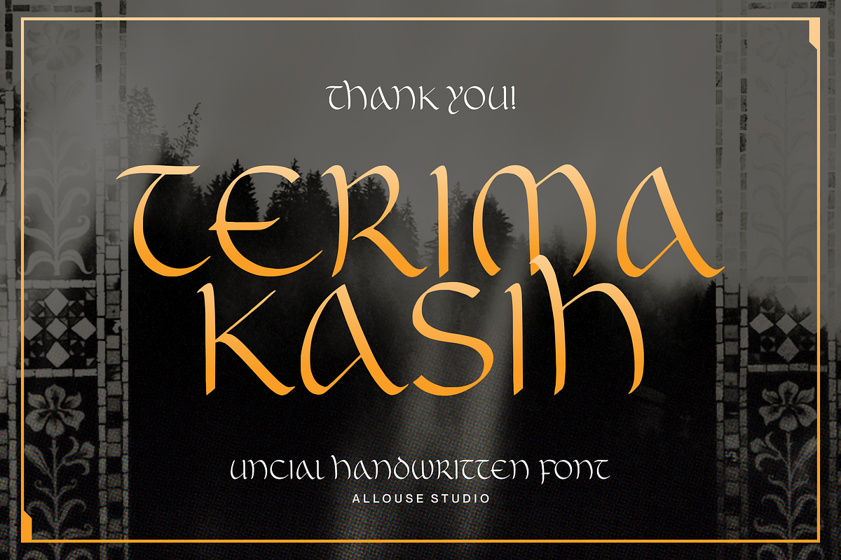 Cayed Font, a Blackletter Font by Allouse Studio (Photo 10 of 10)