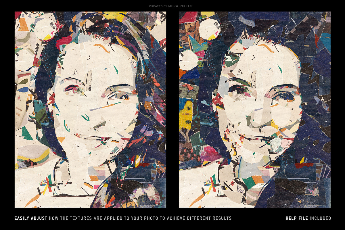 Collage Art Creator, a Layer Style Add-On by Mera Pixels (Photo 7 of 8)