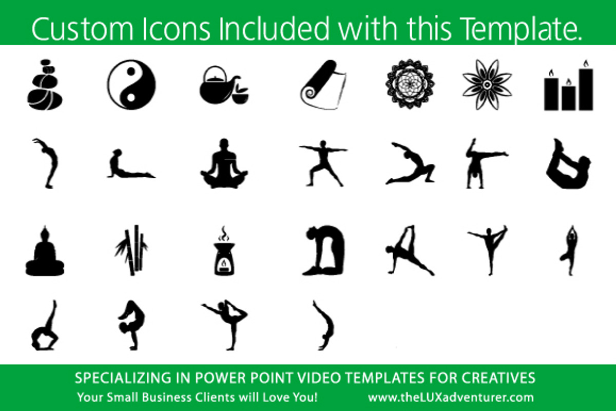Yoga Studio Power Point Video, a Presentation Template by Kathy Green Design (Photo 3 of 5)