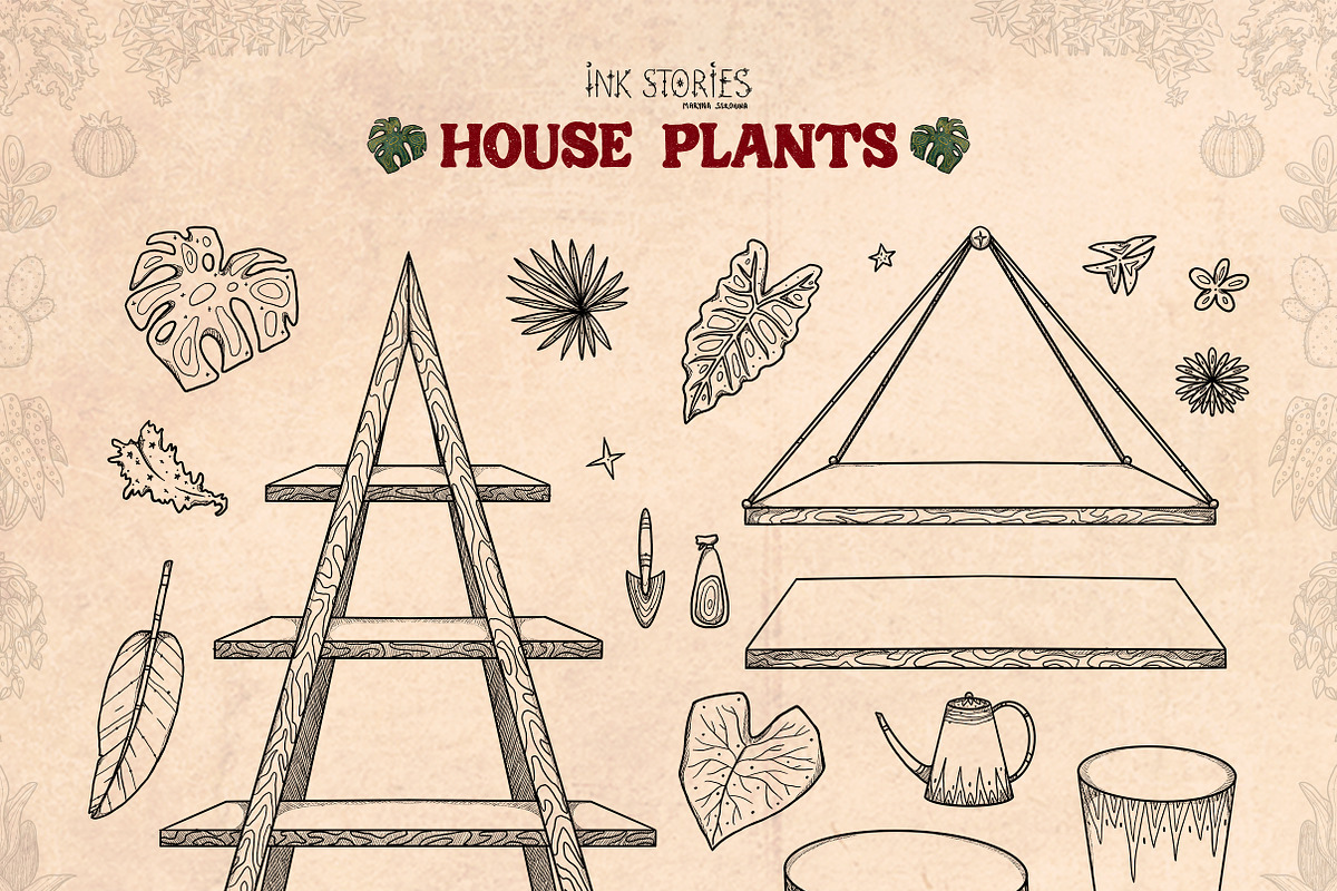 House Plants, an Object Illustration by Ink Stories (Photo 13 of 23)