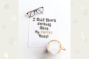 Coffee Break | Playful Font Family, a Serif Font by Anna Zakharchenko (Thumbnail 15 of 18)
