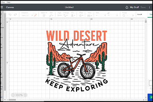 Wild Desert Adventure Bike SVG, an Object Graphic by BeeCraftR