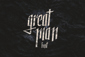 Great Man font
