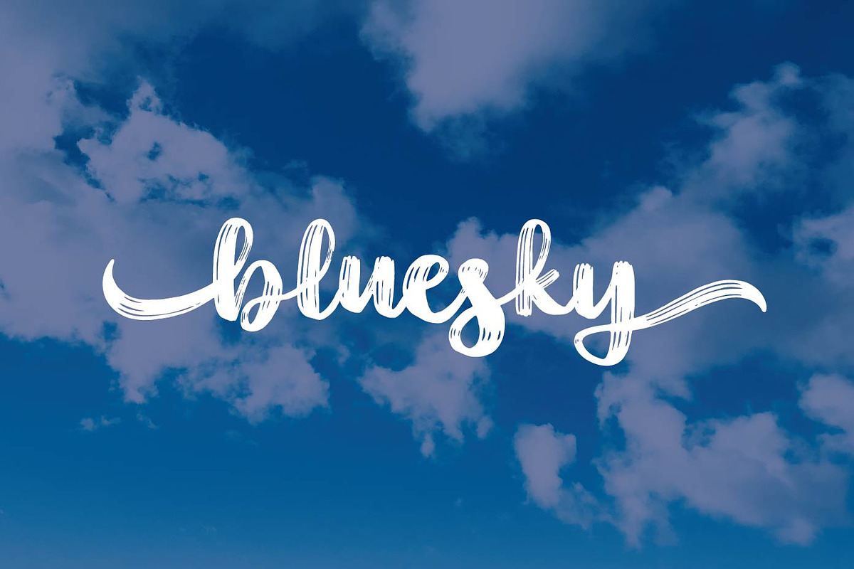 Noyram - Brush Script Fonts, a Script Font by Patria Ari (P4tcreativa) (Photo 3 of 9)