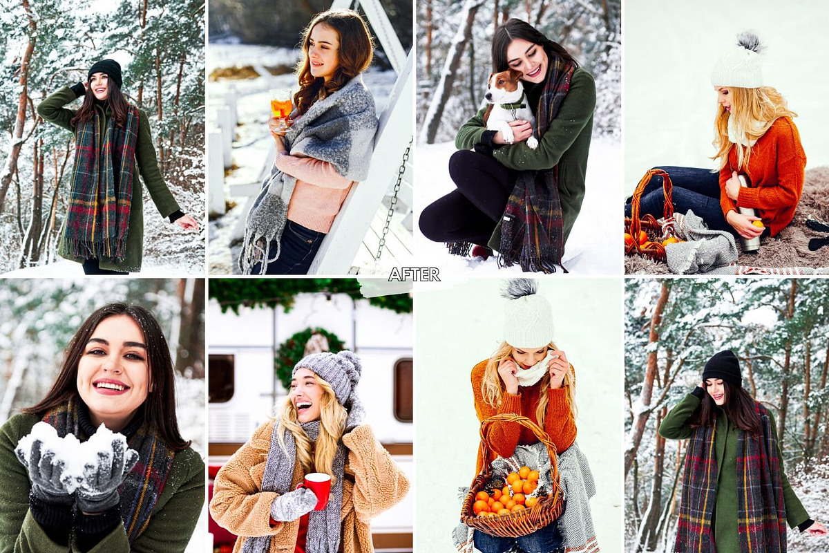 10 Snowy Delight Lightroom Presets, a Preset Add-On by LucaTheme (Photo 2 of 9)