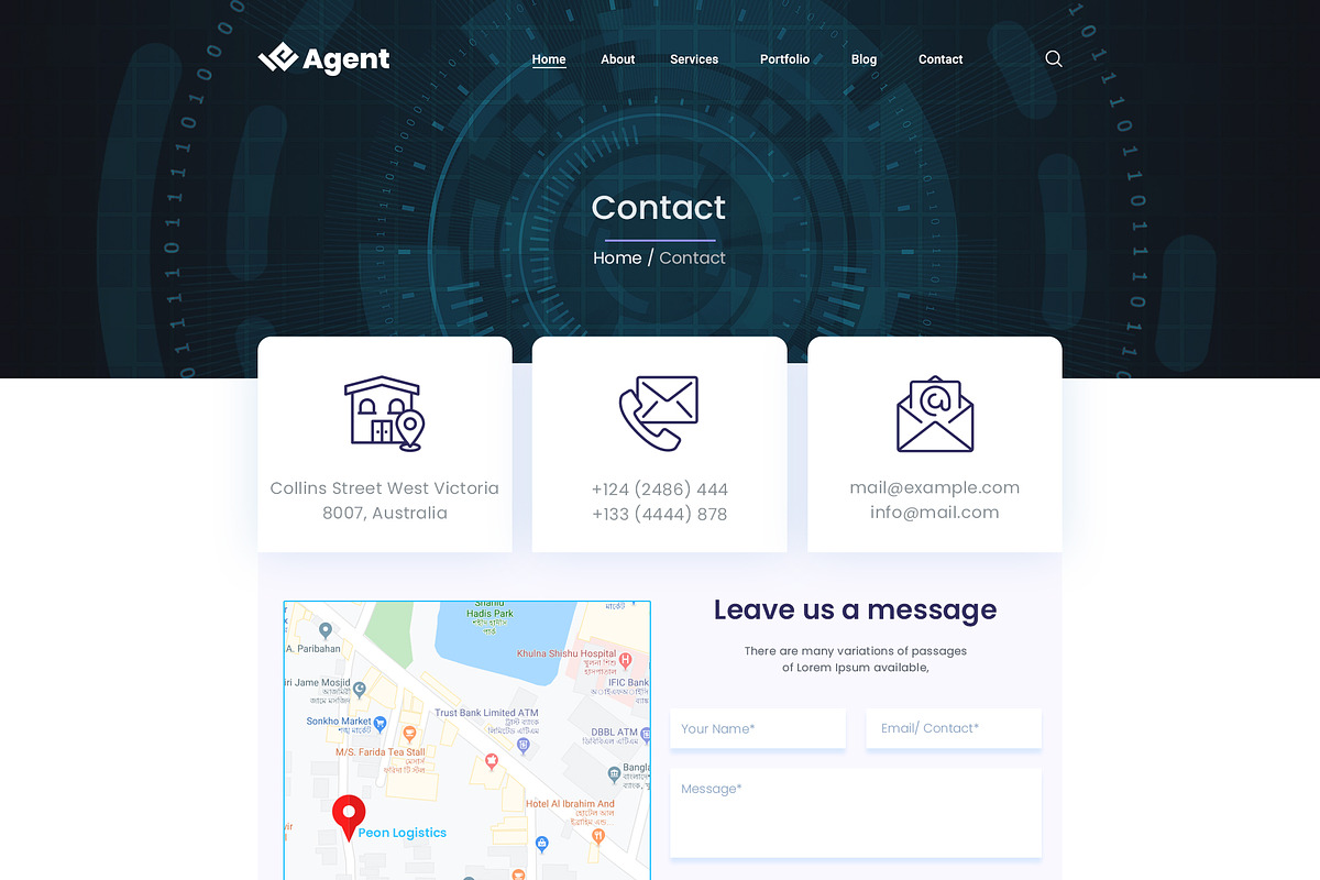 weAgent Digital Agency PSD Template, a Landing Page Template by Andit themes (Photo 8 of 8)