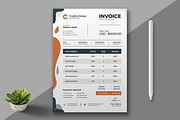 Invoice Template, a Stationery Template by MightyDesign (Thumbnail 1 of 8)