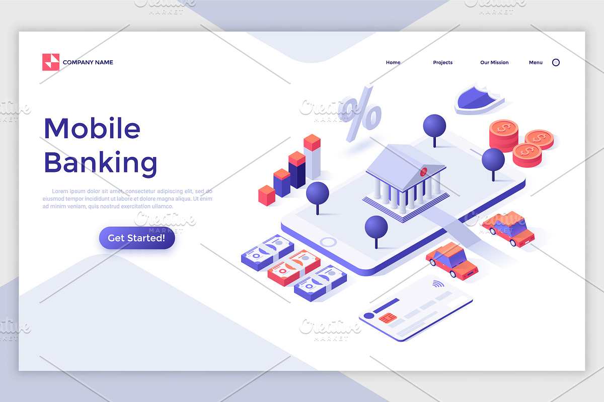 Isometric Solutions Mini. Part 18, a Templates & Theme by Andrew Kras Design (Photo 4 of 22)