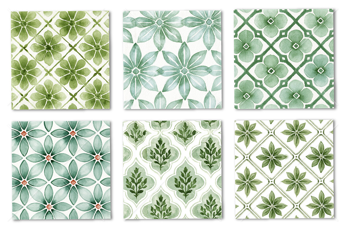 Abstract Geometric Floral Pattern, a Pattern Graphic by Canvas Craft (Photo 2 of 9)