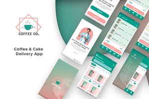 Coffee & Cake App Design