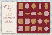 Embossed Frames and Gold Foil Tags, an Object Graphic by Anzhelika (Thumbnail 7 of 10)