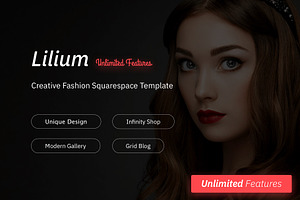 Squarespace7 Template-Lilium Fashion