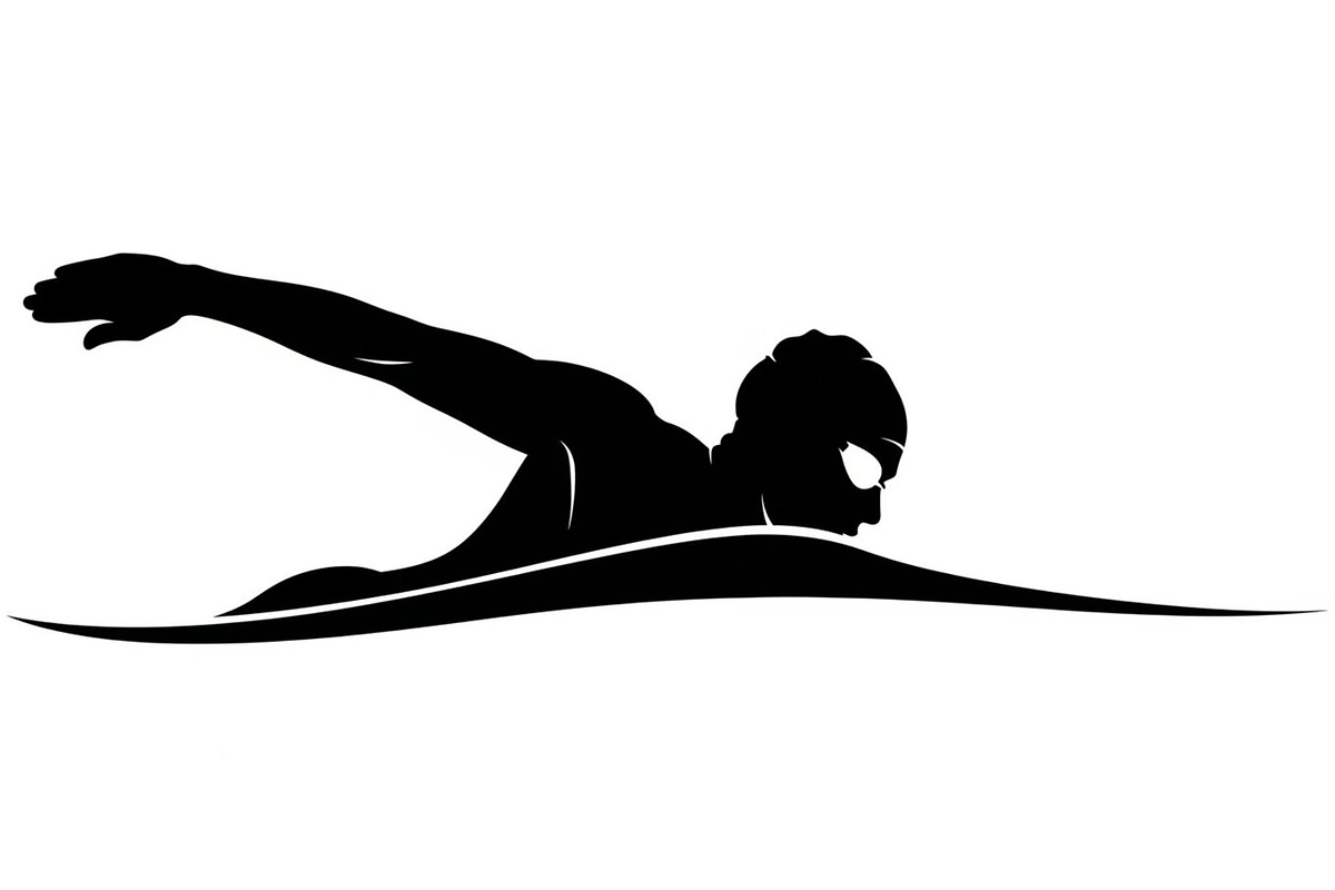 Swimming Sport Silhouette Vector Bun, an Illustration by jahid234 (Photo 21 of 51)