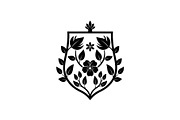 Floral Ornament Silhouette Bundle, an Illustration by BIPLOB EXPERT (Thumbnail 19 of 51)